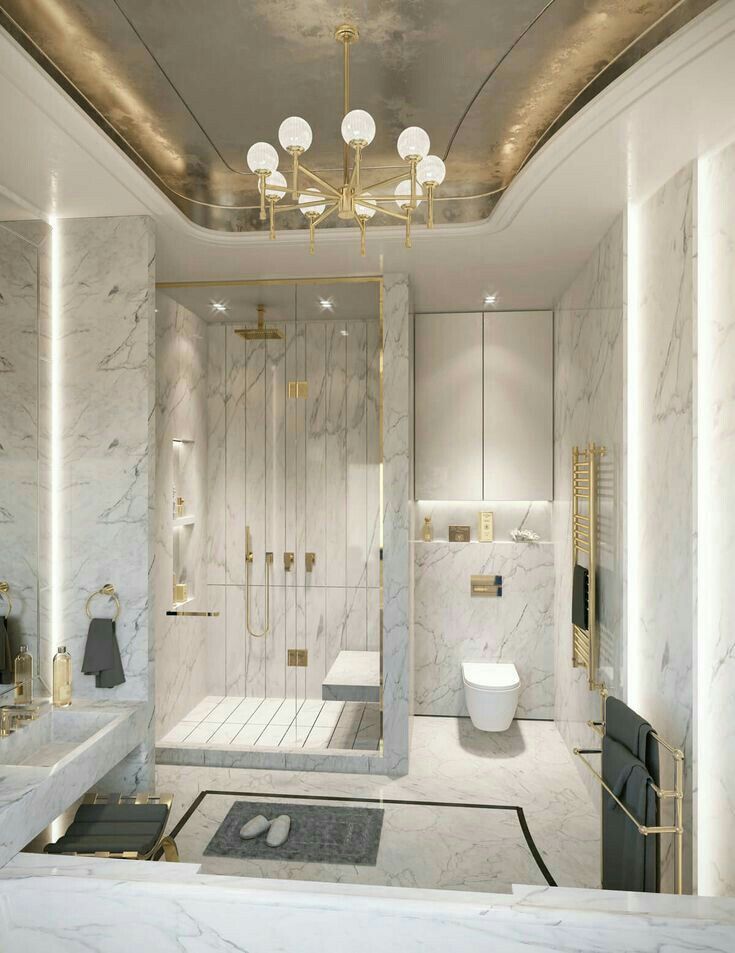 رنگ سفید یا روشن برای طراحی و دکور حمام